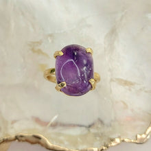 Lade das Bild in den Galerie-Viewer, Ring Amethyst Gold