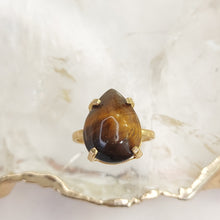 Lade das Bild in den Galerie-Viewer, Ring Tigerauge Gold