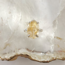 Lade das Bild in den Galerie-Viewer, Ring Citrin Silber