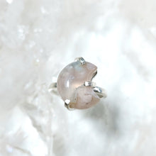 Lade das Bild in den Galerie-Viewer, Ring Kirschblütenachat Mond Gold