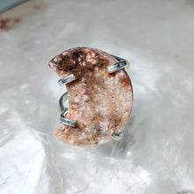 Lade das Bild in den Galerie-Viewer, Ring Pink Amethyst Mond Silber (Ringgr. 52-62)