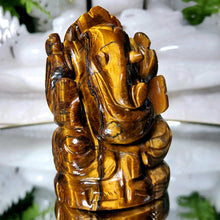Lade das Bild in den Galerie-Viewer, Tigerauge Ganesha - Der Gott des Erfolgs & Glücks