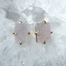 Lade das Bild in den Galerie-Viewer, Ohrringe Druzy Gold