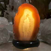 Lade das Bild in den Galerie-Viewer, Kristall-Lampe Achat