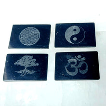 Lade das Bild in den Galerie-Viewer, Schungitscheibe (Handysticker)