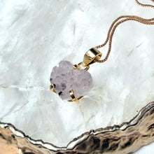 Lade das Bild in den Galerie-Viewer, Kettenanhänger Amethyst Herz Gold