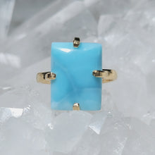 Lade das Bild in den Galerie-Viewer, Ring Larimar Gold (Ringgr. 52-56)