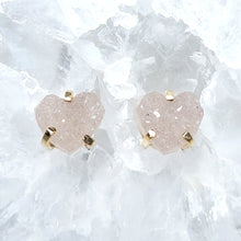 Lade das Bild in den Galerie-Viewer, Ohrringe Druzy Herz Gold