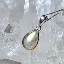 Lade das Bild in den Galerie-Viewer, Kettenanhänger Labradorit Silber