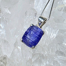 Lade das Bild in den Galerie-Viewer, Kettenanhänger Tansanit facettiert Silber