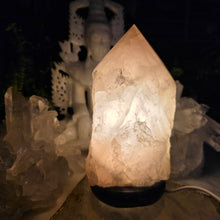 Lade das Bild in den Galerie-Viewer, Kristall-Lampe Rosenquarz
