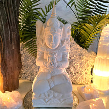 Lade das Bild in den Galerie-Viewer, XL Kalkstein Shiva (handgefertigt) - Gott der Transformation und Erneuerung