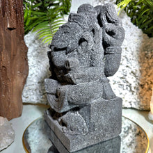 Lade das Bild in den Galerie-Viewer, XL Lavastein Ganesha (handgefertigt) - Der Gott des Erfolgs & Glücks