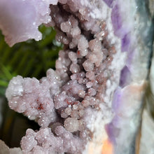 Lade das Bild in den Galerie-Viewer, Einzigartiges Naturkunstwerk XXL Amethyst & Pink Amethyst Portal auf Stand