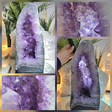 Lade das Bild in den Galerie-Viewer, Große Amethyst Kathedrale poliert