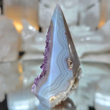 Lade das Bild in den Galerie-Viewer, Achat Amethyst Spitze