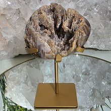Lade das Bild in den Galerie-Viewer, Achat Cluster in Korallenform mit Stand