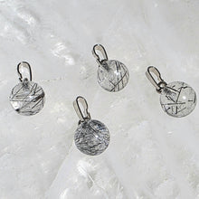 Lade das Bild in den Galerie-Viewer, Kettenanhänger Turmalin Bergkristall Silber Variation (stärkster Schutzstein)