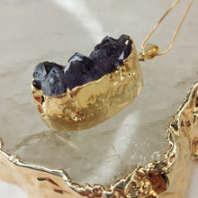 Lade das Bild in den Galerie-Viewer, Kettenanhänger Amethyst Gold