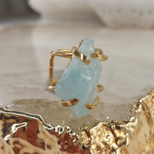 Lade das Bild in den Galerie-Viewer, Ring Aquamarin Gold
