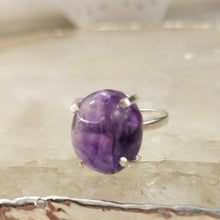 Lade das Bild in den Galerie-Viewer, Ring Amethyst Silber