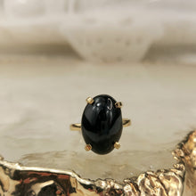 Lade das Bild in den Galerie-Viewer, Ring Onyx Gold