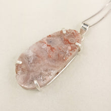 Lade das Bild in den Galerie-Viewer, Kettenanhänger Pink Amethyst Silber