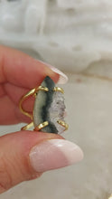 Laden und Abspielen von Videos im Galerie-Viewer, Ring Amethyst Achat Gold