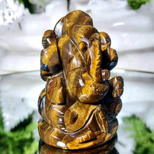 Lade das Bild in den Galerie-Viewer, Tigerauge Ganesha - Der Gott des Erfolgs &amp; Glücks
