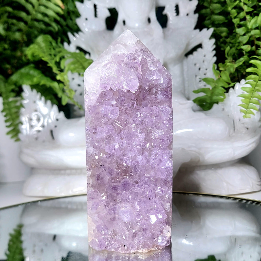 Amethyst Druzy Turm