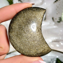Lade das Bild in den Galerie-Viewer, Obsidian Mond mit goldenem Flash
