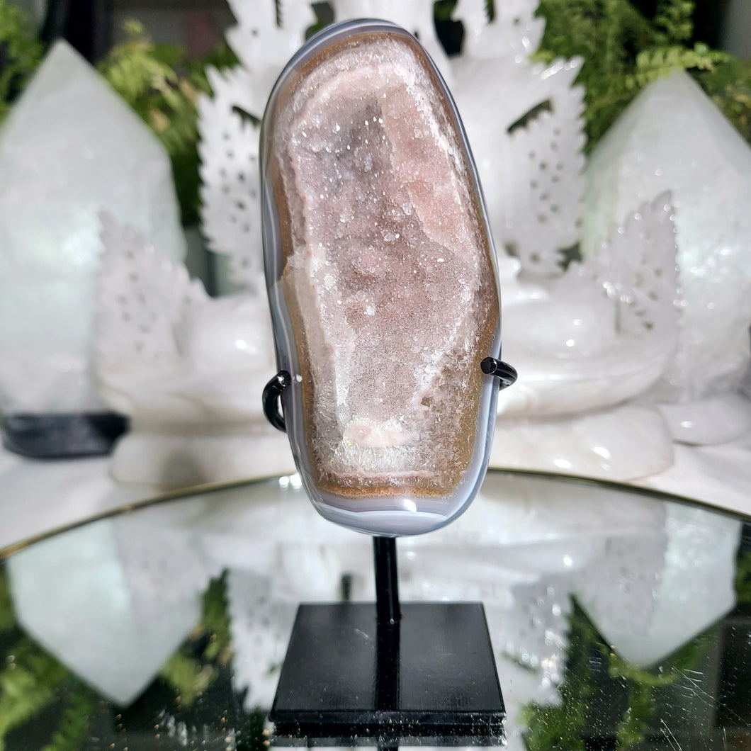 Regenbogen Amethyst auf Stand