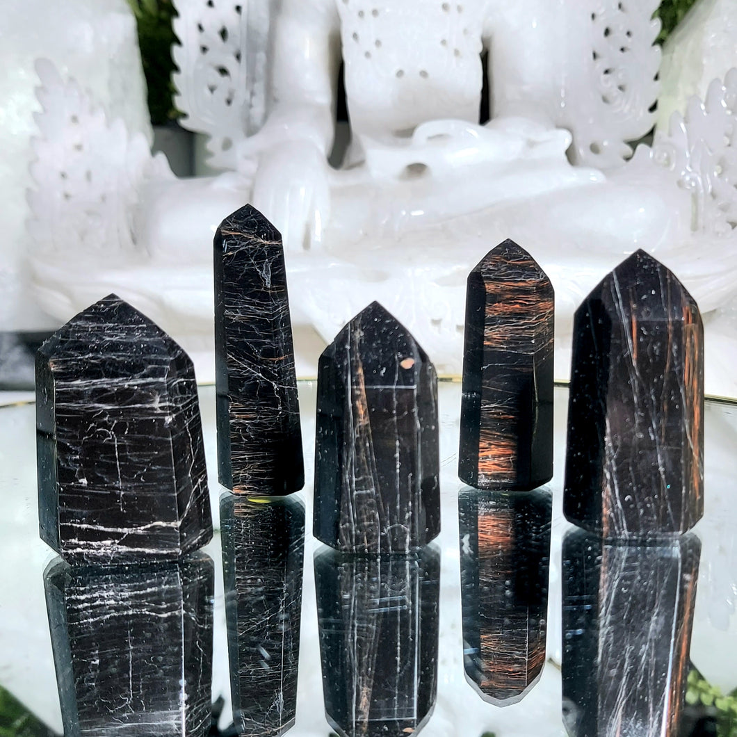 Turmalinquarz Turm (stärkster Schutzstein)