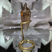 Lade das Bild in den Galerie-Viewer, Vogel Cut Rauchquarz mit Stand
