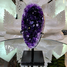 Lade das Bild in den Galerie-Viewer, Amethyst Cluster mit Stand
