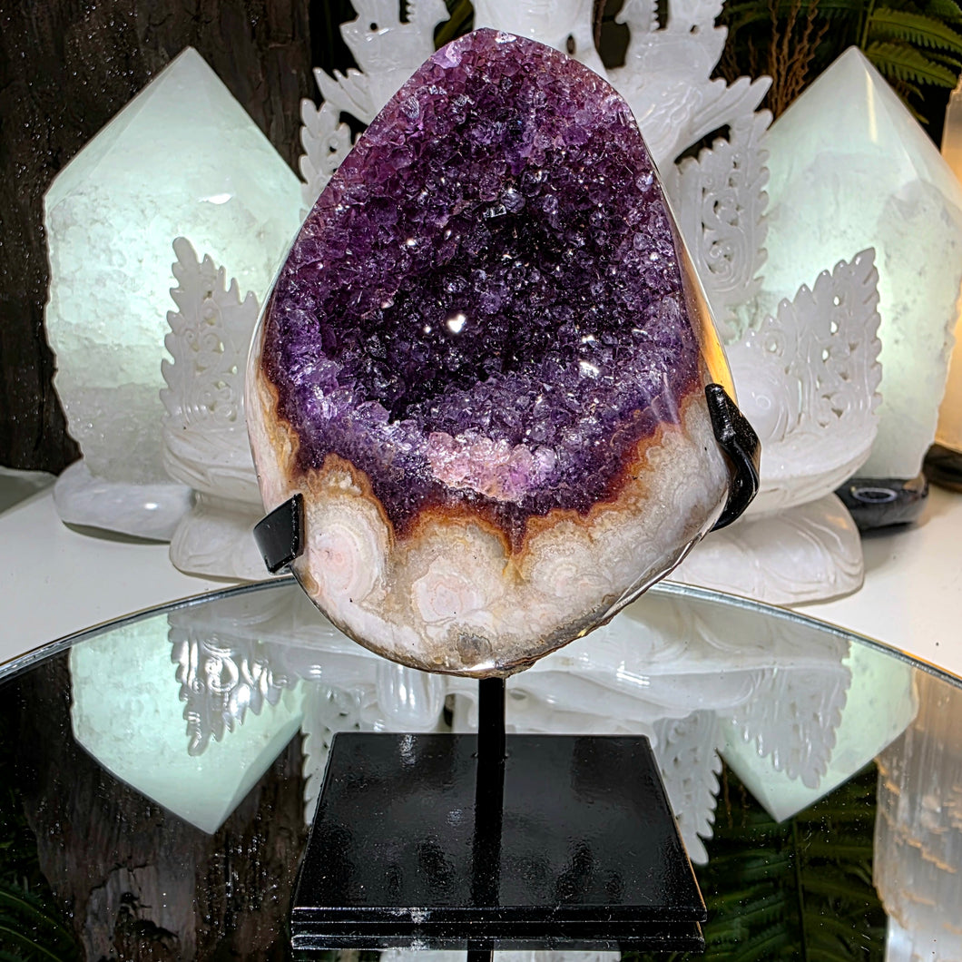 Amethyst auf Stand