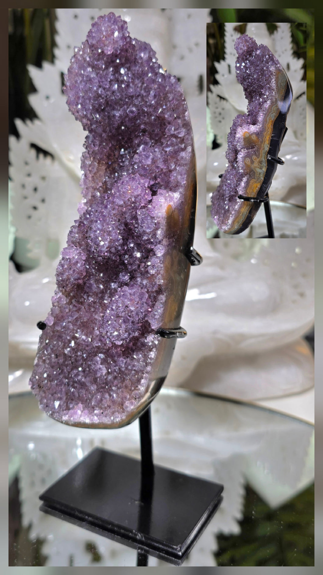 Amethyst auf Stand