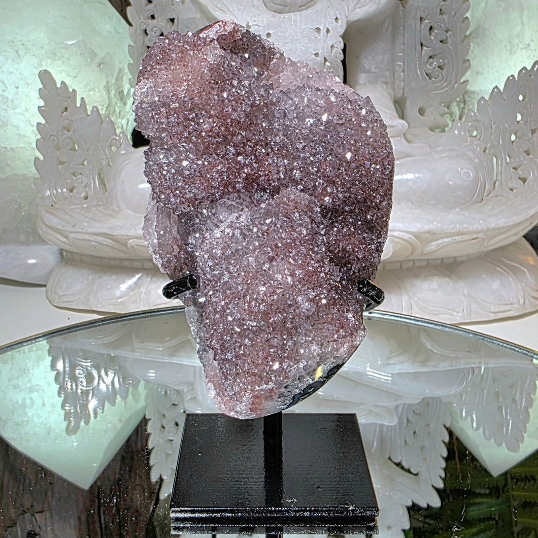 Regenbogen Amethyst auf Stand