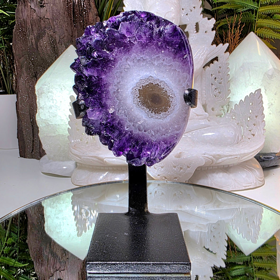 Amethyst auf Stand