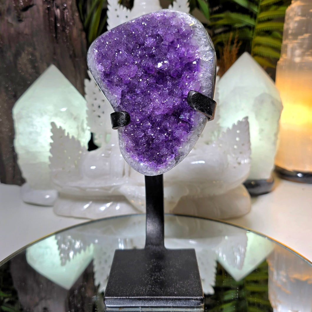 Amethyst auf Stand