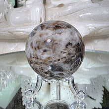 Lade das Bild in den Galerie-Viewer, Sphalerit Kugel mit Stand
