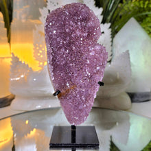 Lade das Bild in den Galerie-Viewer, Amethyst Cluster mit Stand
