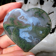 Lade das Bild in den Galerie-Viewer, Moosachat Herz

