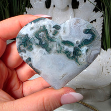 Lade das Bild in den Galerie-Viewer, Moosachat Herz
