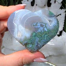 Lade das Bild in den Galerie-Viewer, Moosachat Herz
