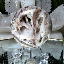 Lade das Bild in den Galerie-Viewer, Sphalerit Kugel mit Stand
