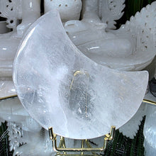 Lade das Bild in den Galerie-Viewer, Bergkristall Mond auf Stand (Aufladeplatte)
