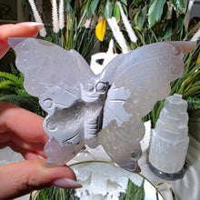 Lade das Bild in den Galerie-Viewer, Achat Druzy Schmetterling
