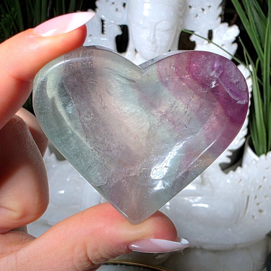 Fluorit Herz Schale