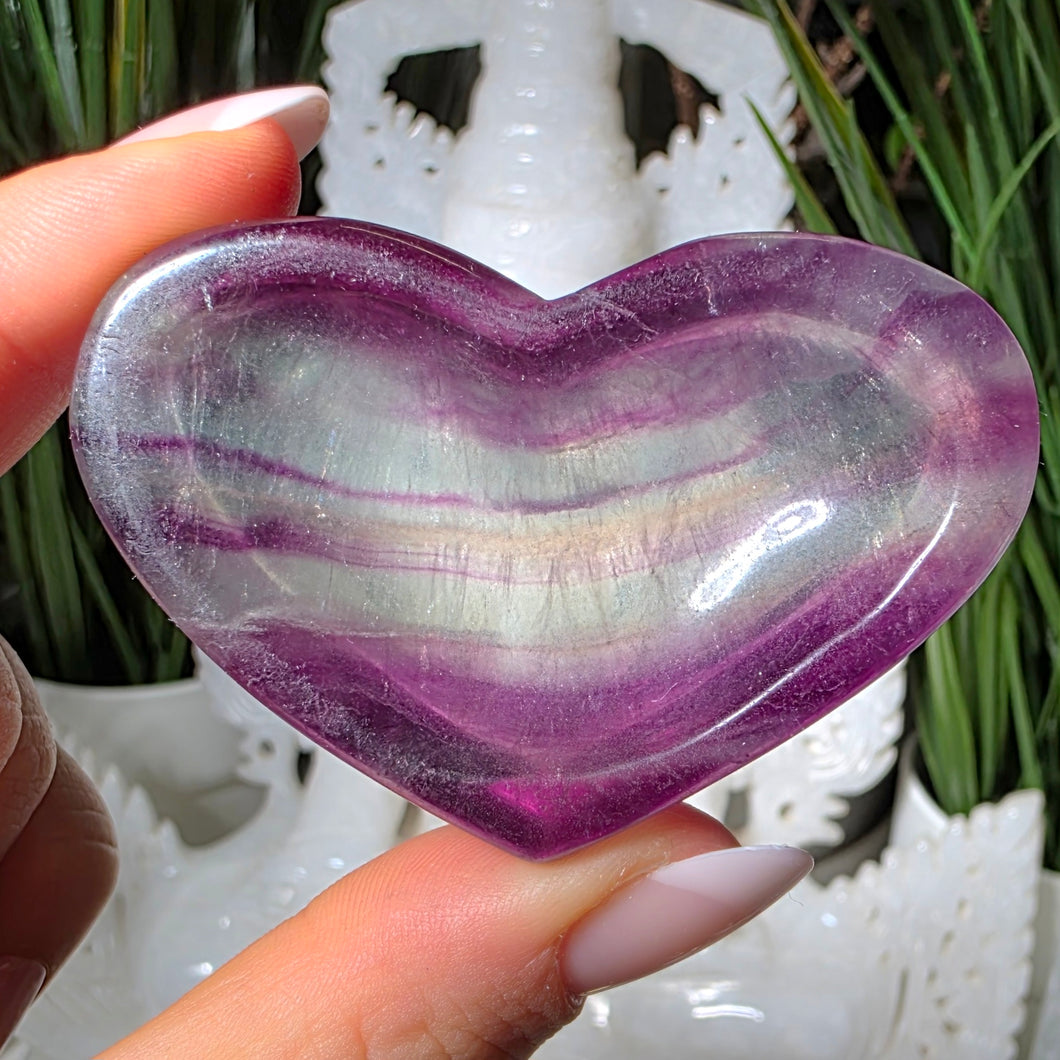 Fluorit Herz Schale